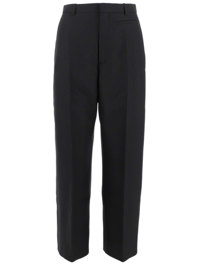 Shop Jacquemus Le Pantalon Santon Cropped Tailored Pants In Black