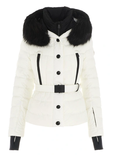 Shop Moncler Grenoble Beverley Ski Jacket In White