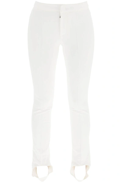 Shop Moncler Grenoble Stirrup Pants In White