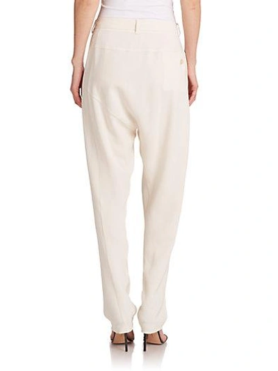 Shop Just Cavalli Pleated Pants In Natural