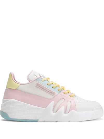 Shop Giuseppe Zanotti Talon Low-top Sneakers In White