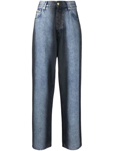 Eytys X Jonny Negron Black Spray Benz Jeans In Blue | ModeSens