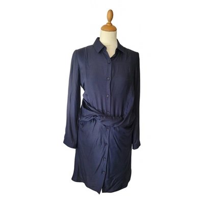 Pre-owned Carven Mid-length Dress In Navy
