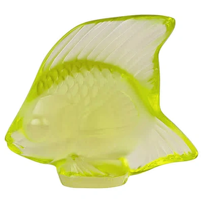 Shop Lalique Anise Fish 30033 In Green