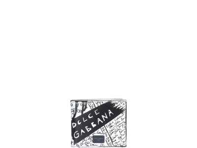 Shop Dolce & Gabbana Logo Wallet In White