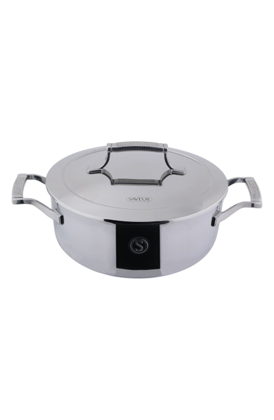 Shop Saveur Selects Selects 4 Qt. 25cm Chef's Pan With Stainless Steel Cover