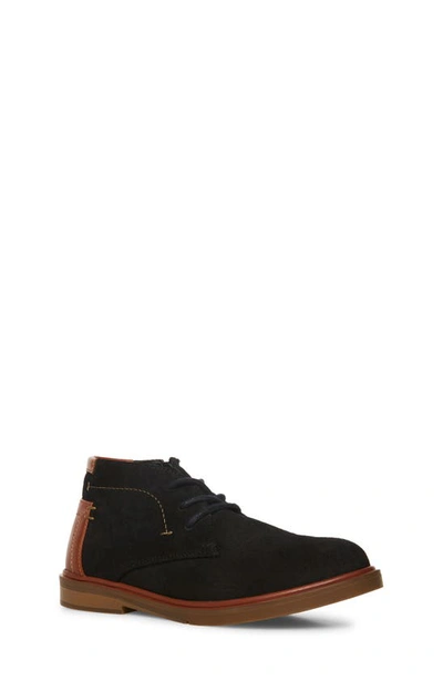 Shop Steve Madden Kids' Lace-up Chukka Boot In Black