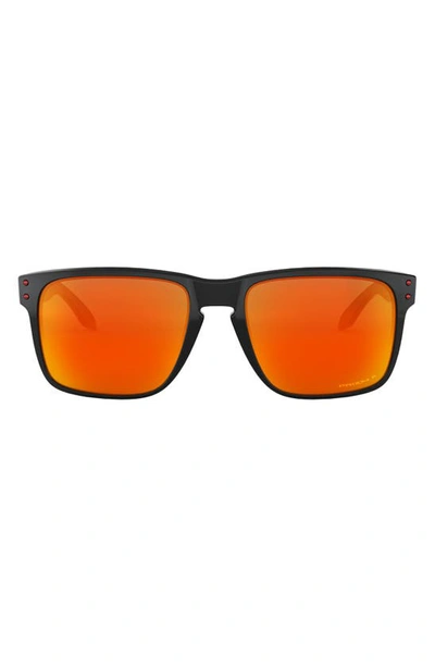 Oakley 59mm Polarized Square Sunglasses In Black
