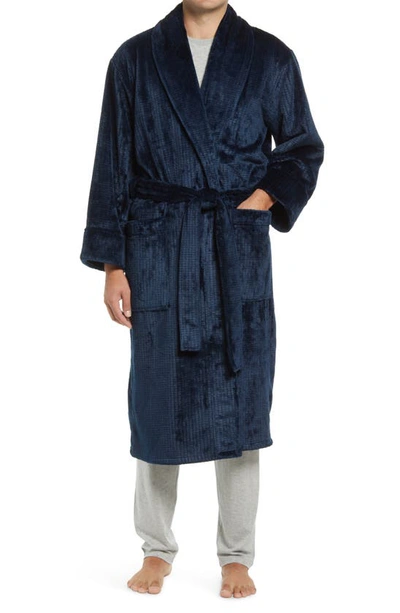 Shop Daniel Buchler Plush Robe In Midnight