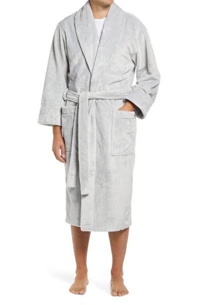 Shop Daniel Buchler Plush Robe In Grey