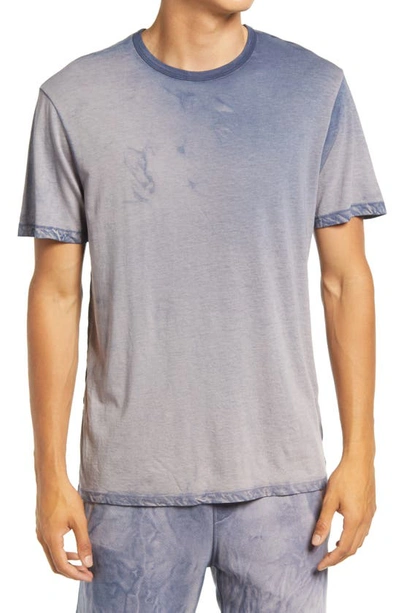 Shop Cotton Citizen Classic Crewneck T-shirt In Navy Mix