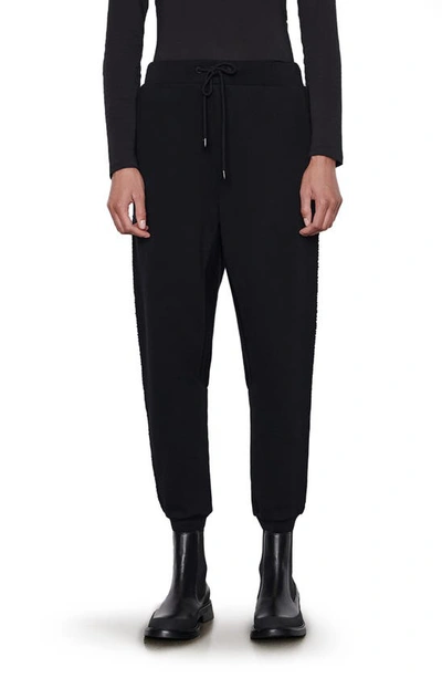 Frame Standard Organic Cotton Sweatpants In Noir | ModeSens