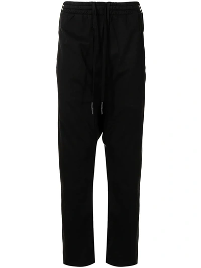 Shop 11 By Boris Bidjan Saberi Drawstring-waist Trousers In Black