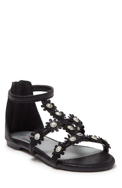 Shop Olivia Miller Oh My God Flower Sandal In Black