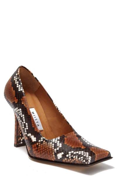 Shop Miista Orana Pump In Brown