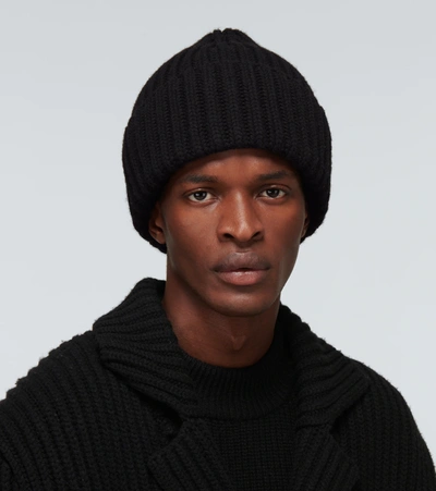 Shop The Row Dibbo Cashmere Hat In Black