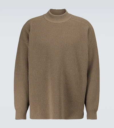 Shop The Row Dareno Wool And Cashmere Sweater In Beige