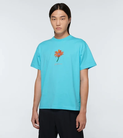 Shop Jacquemus Le T-shirt Pistoun Short-sleeved T-shirt In Blue