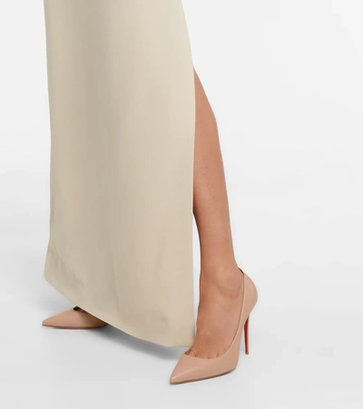 Christian Louboutin Kate 100 Leather Pumps In Beige