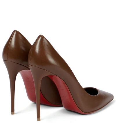 Christian Louboutin So Kate 120 Leather Pumps In Brown