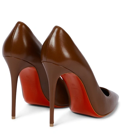 Christian Louboutin So Kate 120 Leather Pumps In Brown