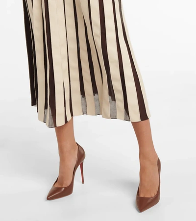 Christian Louboutin So Kate 120 Leather Pumps In Brown