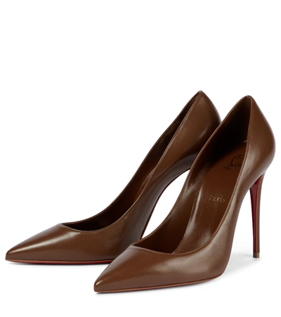 Christian Louboutin So Kate 120 Leather Pumps In Brown
