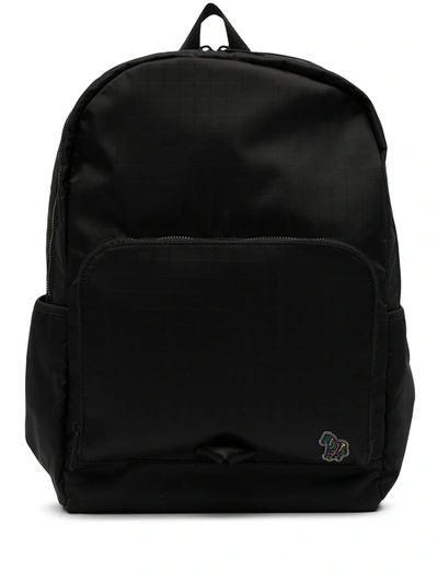 Shop Ps By Paul Smith Plain Large Backpack In Black