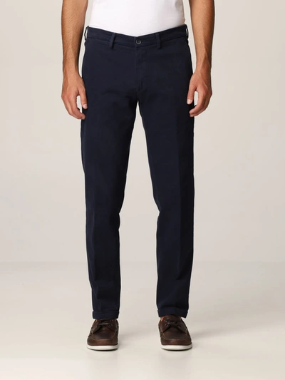 Shop Re-hash Pants Mucha  Pants In Stretch Cotton In Navy