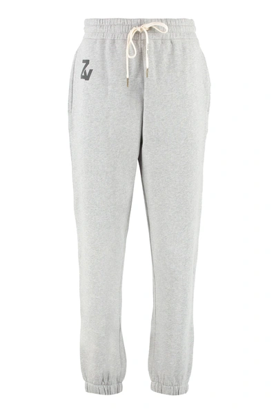 Shop Zadig & Voltaire Steevy Logo Track Pants In Grey