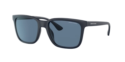 Armani Exchange Sunglasses Midnight Blue Cellulose Diacetate In Dark Blue