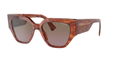 Shop Vogue Eyewear Woman Sunglasses Vo5409s In Violet Gradient Brown