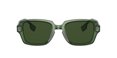 Burberry C.p.company Ivory Nylon Explorer Jacket In Dark Green