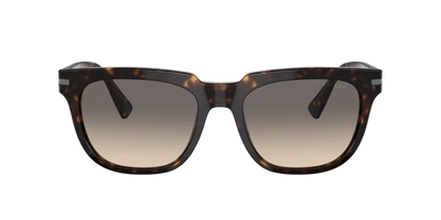 Prada Man Sunglass Pr 04ys In Clear Gradient Grey