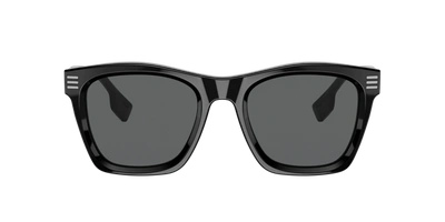 Shop Burberry Man Sunglasses Be4348 Cooper In Dark Grey