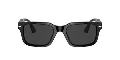 Persol Po3272s Black Unisex Sunglasses In Polar Dark Grey