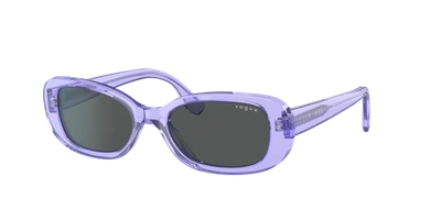 Shop Vogue Eyewear Woman Sunglass Vo5414s In Dark Grey
