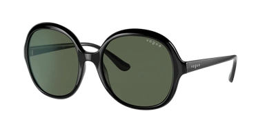 Shop Vogue Eyewear Woman Sunglass Vo5410s In Dark Green