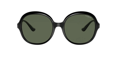 Shop Vogue Eyewear Woman Sunglass Vo5410s In Dark Green