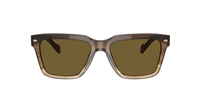 Shop Vogue Eyewear Man Sunglasses Vo5404s In Dark Brown