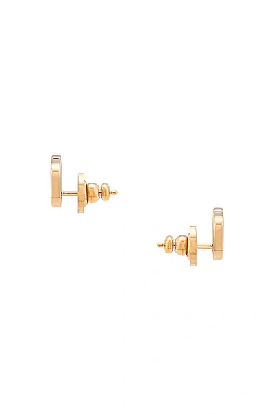 Shop Valentino Vlogo Earrings In Oro