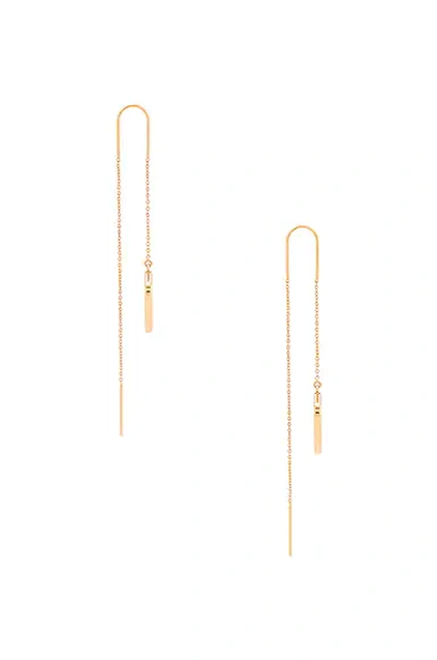 Shop Valentino Vlogo Dangle Earrings In Oro