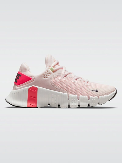 Shop Nike Free Metcon 4 Sneaker In Light Soft Pink,cave Purple-magic Ember