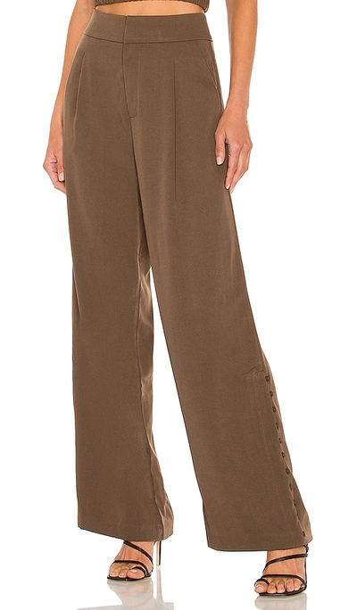 LINE & DOT BERLIN BUTTON SLIT TROUSER LEAX-WP29
