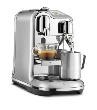 Shop Nespresso Creatista Pro Automatic Coffee Machine In Metallic