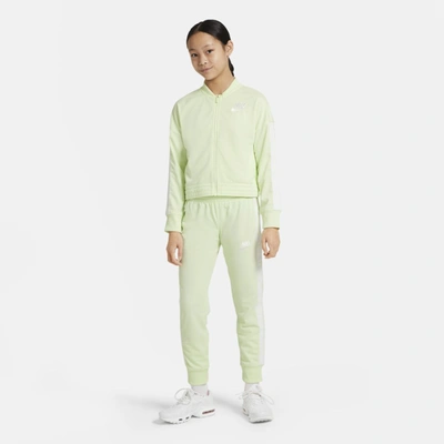 Shop Nike Sportswear Big Kids' Tracksuit In Lime Ice,white