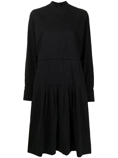 Shop Ymc You Must Create Drawstring-waist Dress In 黑色