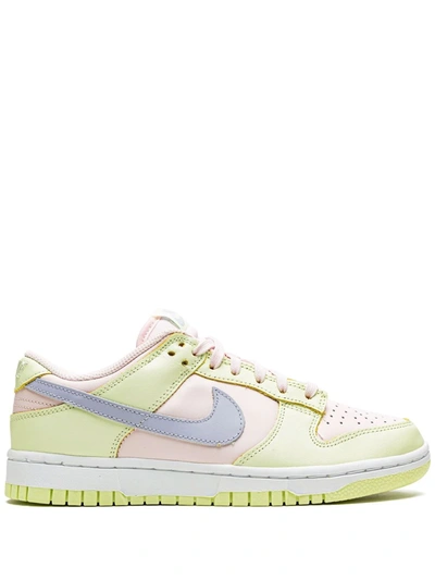 Shop Nike Dunk Low "lime Ice" Sneakers In Pink