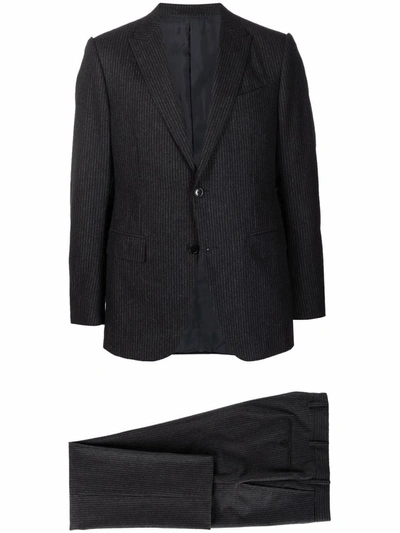Ermenegildo Zegna Pinstriped Two-piece Suit In Grau