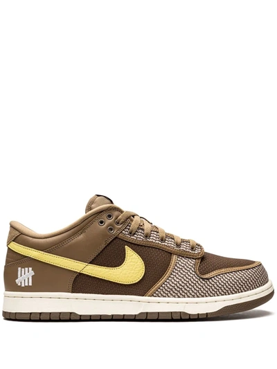 Shop Nike X Undefeated Dunk Low Sp "canteen" Sneakers In Brown